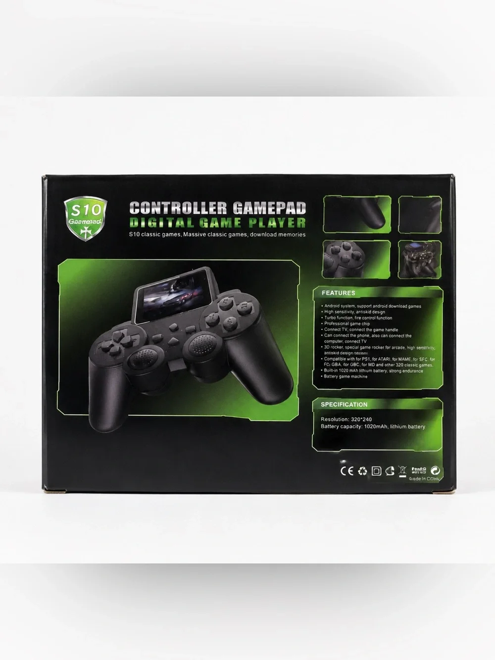 S10 Handheld Game Console Wireless Controller 520 Built-In Retro Games TV Output